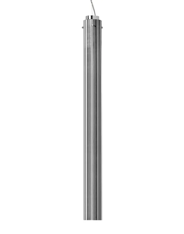 Bestseller Suspensie Kartell by Laufen Rifly design Ludovica & Roberto Palomba, LED 10W, h90cm, crom metalizat
