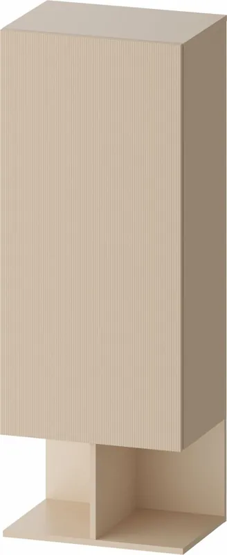 Dulap suspendat Duravit Balcoon 132x50x36cm, orientare stanga, sand beige mat Mai ieftin