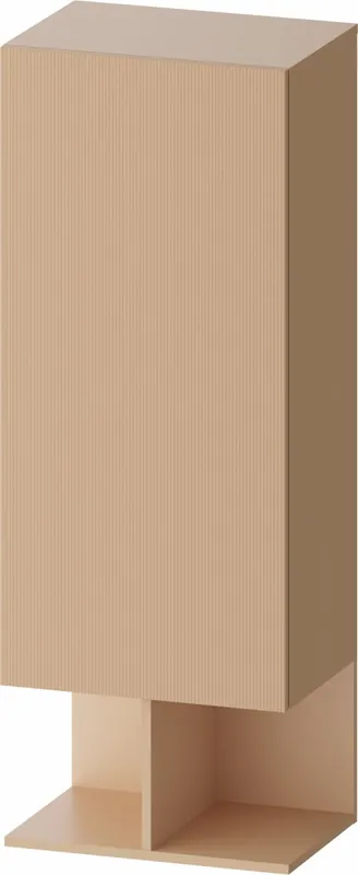 Retur ușor Dulap suspendat Duravit Balcoon 132x50x36cm, orientare dreapta, terracino mat