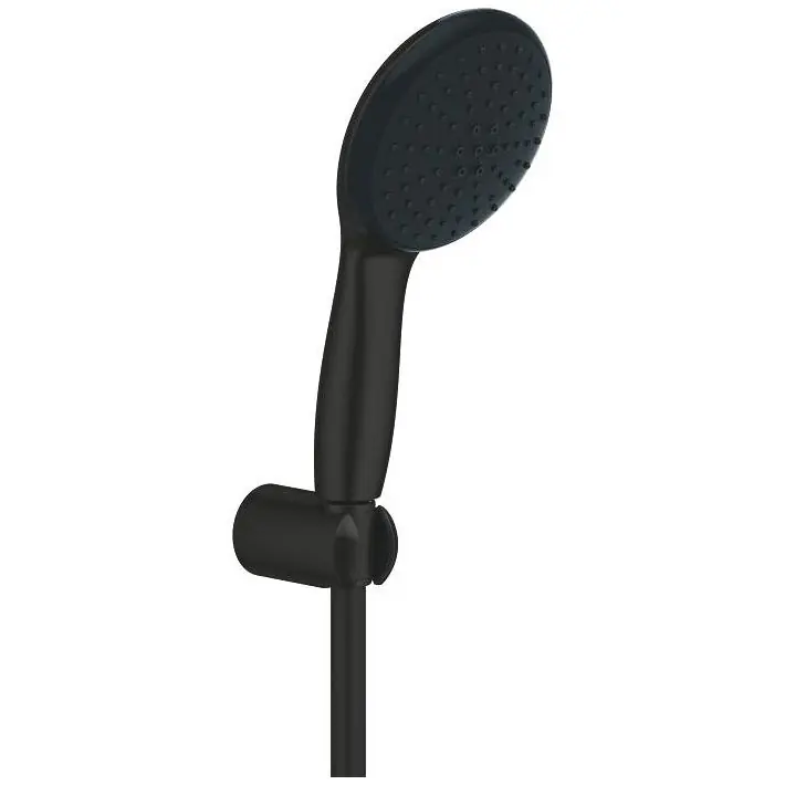 Plată sigură Set de dus Grohe Vitalio Start 110 cu para de dus 2 jet si furtun 175cm, si agatatoare fixa, matte black