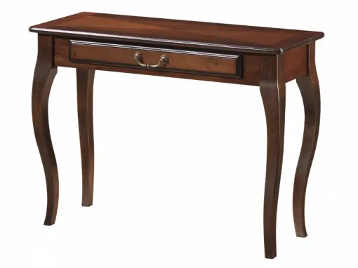 Reducere CONSOLA PADOVA D, 104 CM, NUC INCHIS, BLAT DIN MDF SI CADRU DIN LEMN, STIL CLASIC