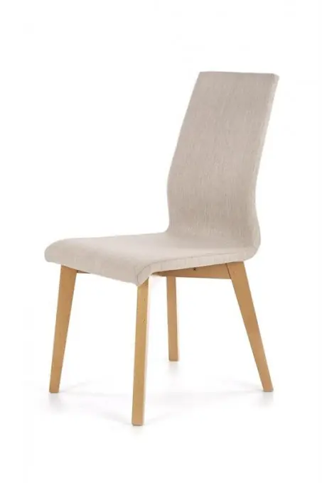 Retur ușor SCAUN DINING FOCUS STEJAR AURIU/ALB BEJ STIL MODERN HALMAR