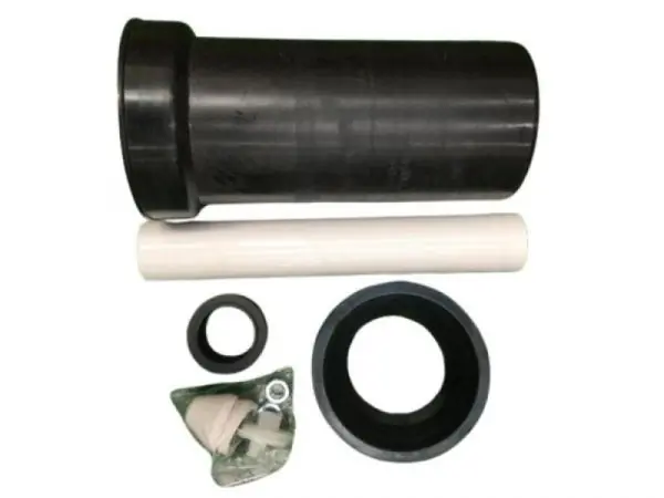 Kit conectare (racord alimentare, scurgere, accesorii), Oli, pentru vas WC ingropat OLIVEIRA, d.44, l.180; D.110/90-110, L.250 [mm] Chilipir