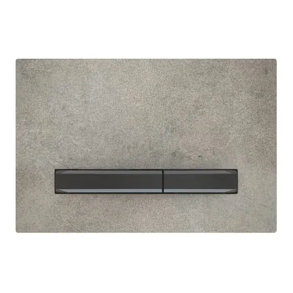 Ofertă de sezon Clapeta de actionare, Geberit, Sigma 50, ceramica, gri beton , negru mat, 246x164x14mm
