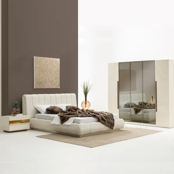 Set Dormitor Modern, Mocha Ofertă specială