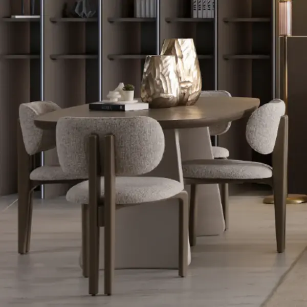Set Masa cu 4 Scaune de Dining, Aurora Lichidare de stoc